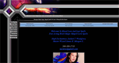 Desktop Screenshot of bloodloveandlustspells.com